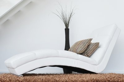 White Luxurious Single Sofa