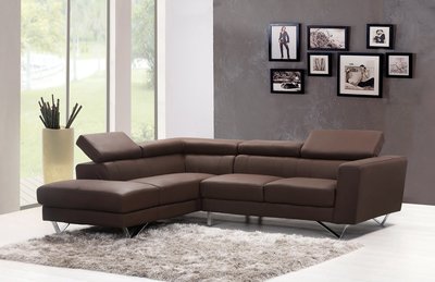 Brown Double Layered Sofa 